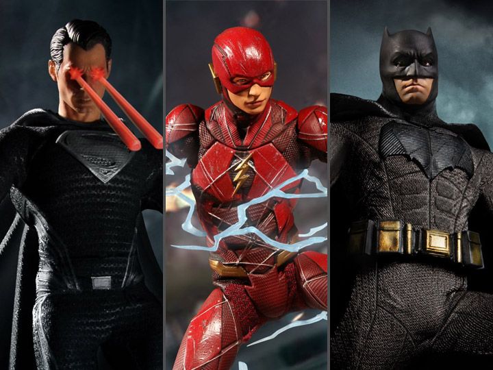 MEZCO Deluxe Set Zack Snyder Justice League 17 Cm Action Figures