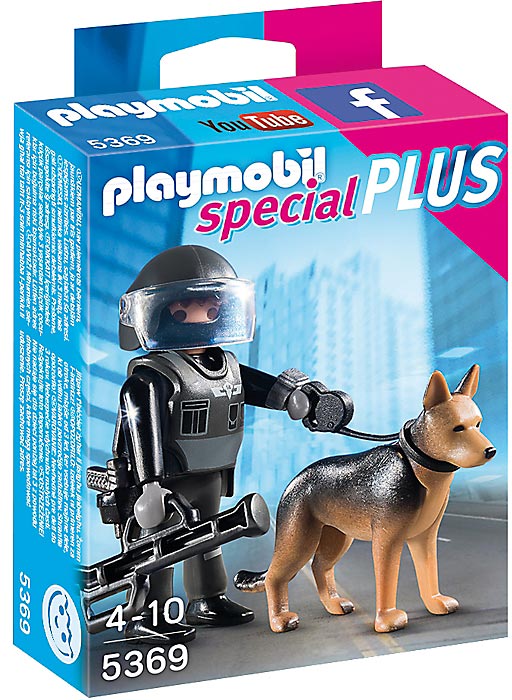 Playmobil 5369 - Special Plus - Unita' Cinofila Squadra Speciale