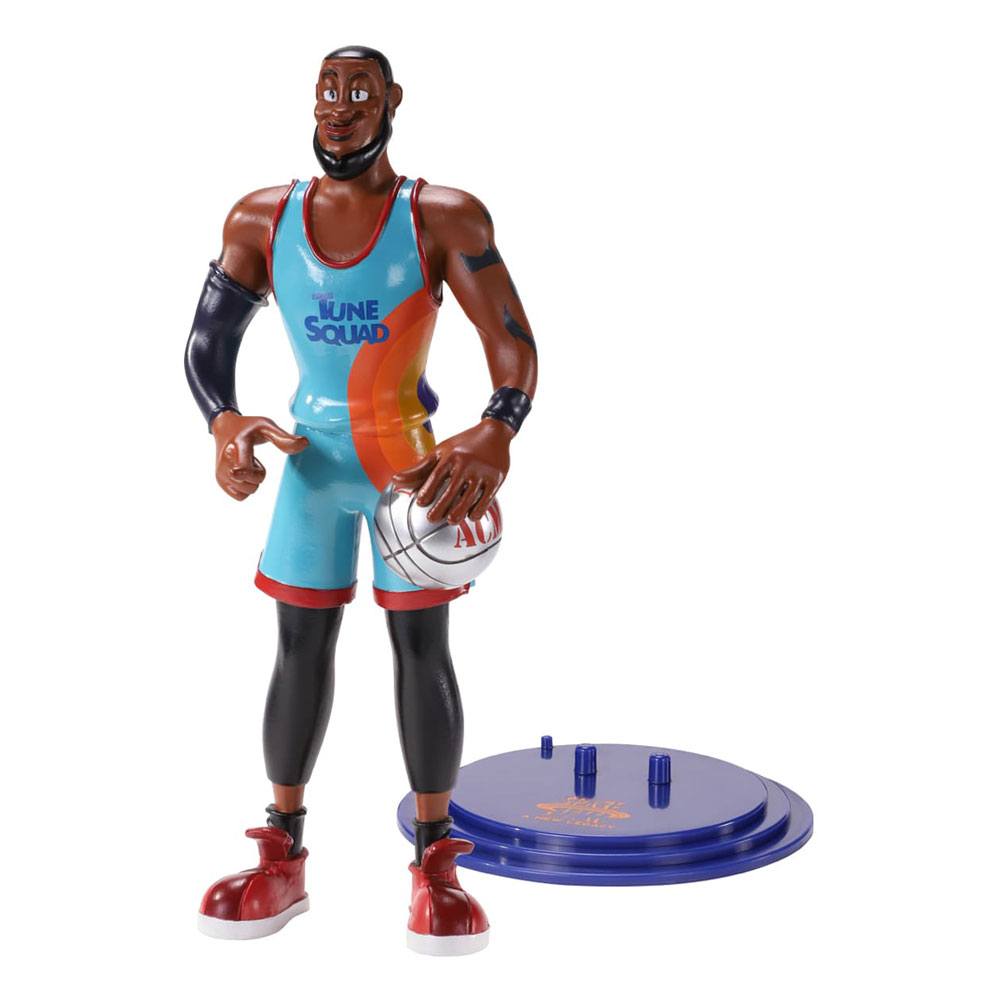 NOBLE COLLECTION LeBron James Space Jam 2 Bendyfigs 19 Cm Figure Pieghevole