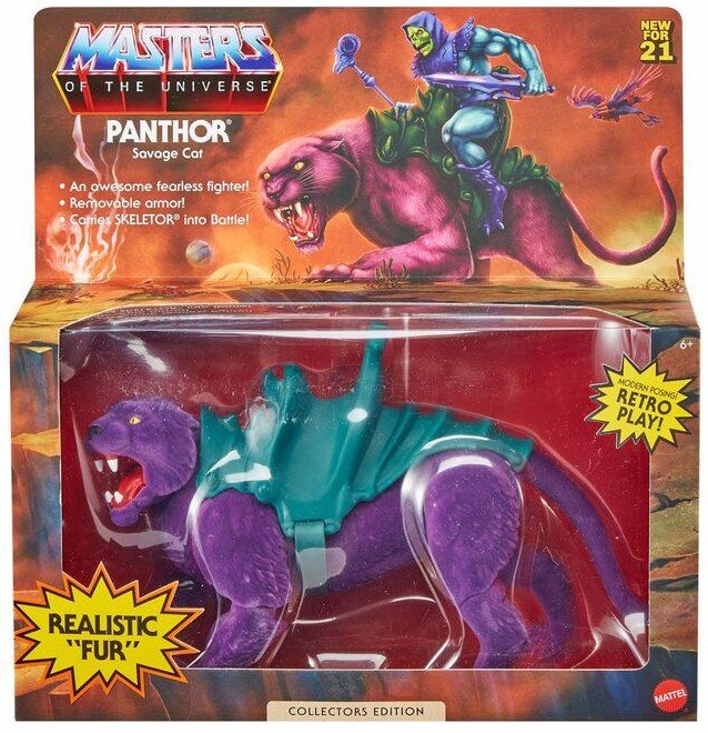 Masters of the Universe Origins - Panthor Flocked (Collectors Editiion, 30 cm)