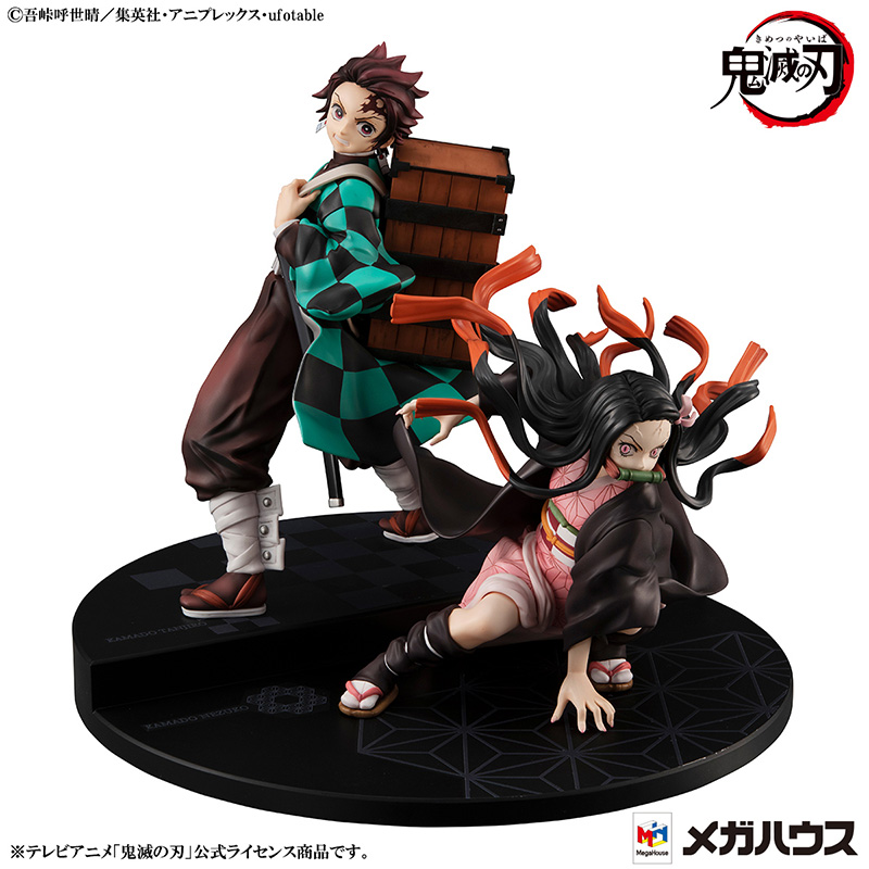 Demon Slayer Statua Tanjiro & Nezuko GEM 17 Cm MEGAHOUSE