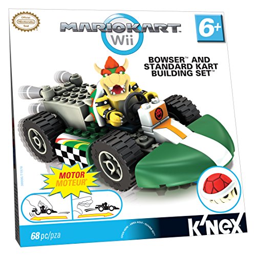 K'NEX - Mario Kart Wii - Set di Montaggio Bowser Kart