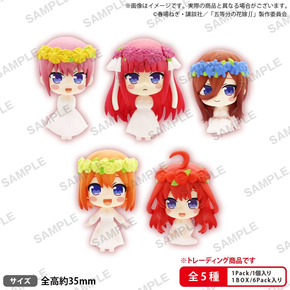 The Quintessential Quintuplets Figures Assortimento 6 Pz 3 Cm BURO