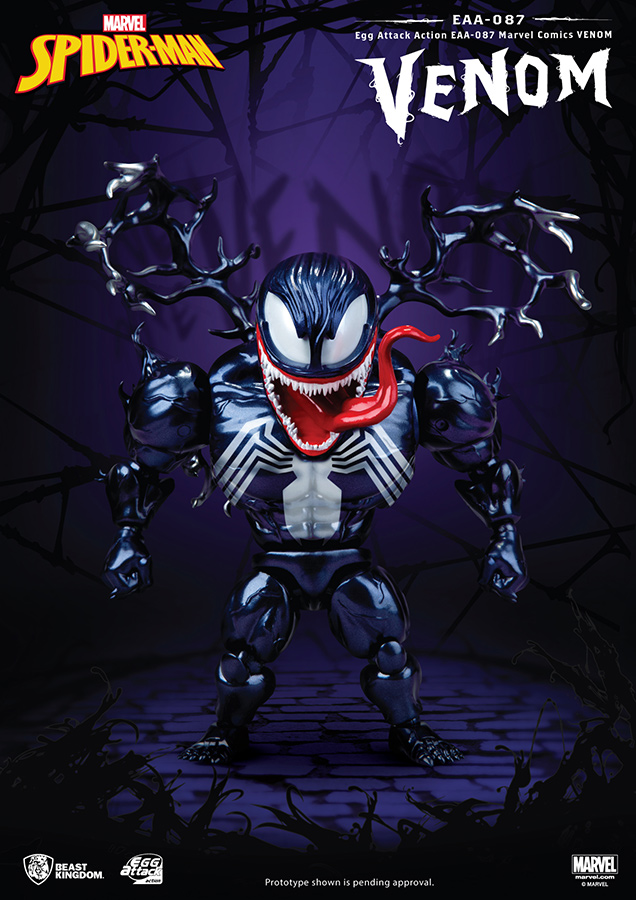 BEAST KINGDOM Venom Marvel Comics Egg Attack 20 cm Action Figure