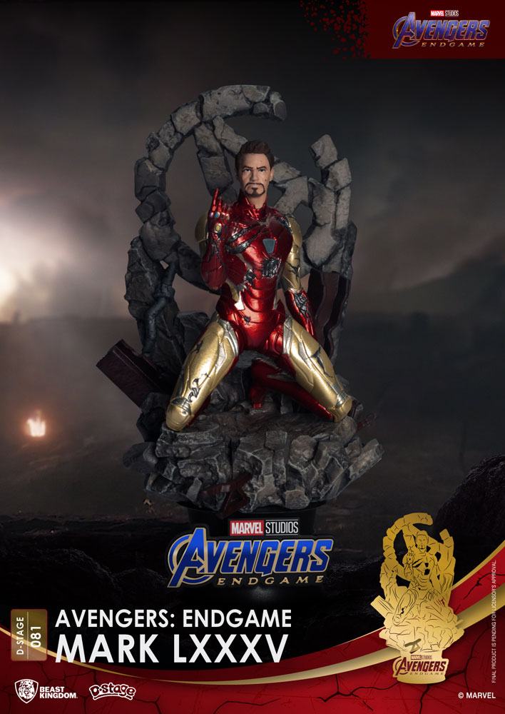 Avengers Endgame Figure Iron Man Mark LXXXV 16 Cm BEAST KINGDOM