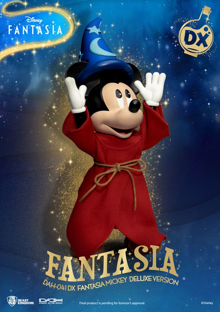 BEAST KINGDOM Mickey Fantasia Disney Classic Dynamic 8ction Heroes 1/9 21 cm Action Figure