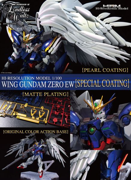 Bandai Model kit Gunpla Gundam MG Wing Zero Hi-Resolution Pearl C 1/100
