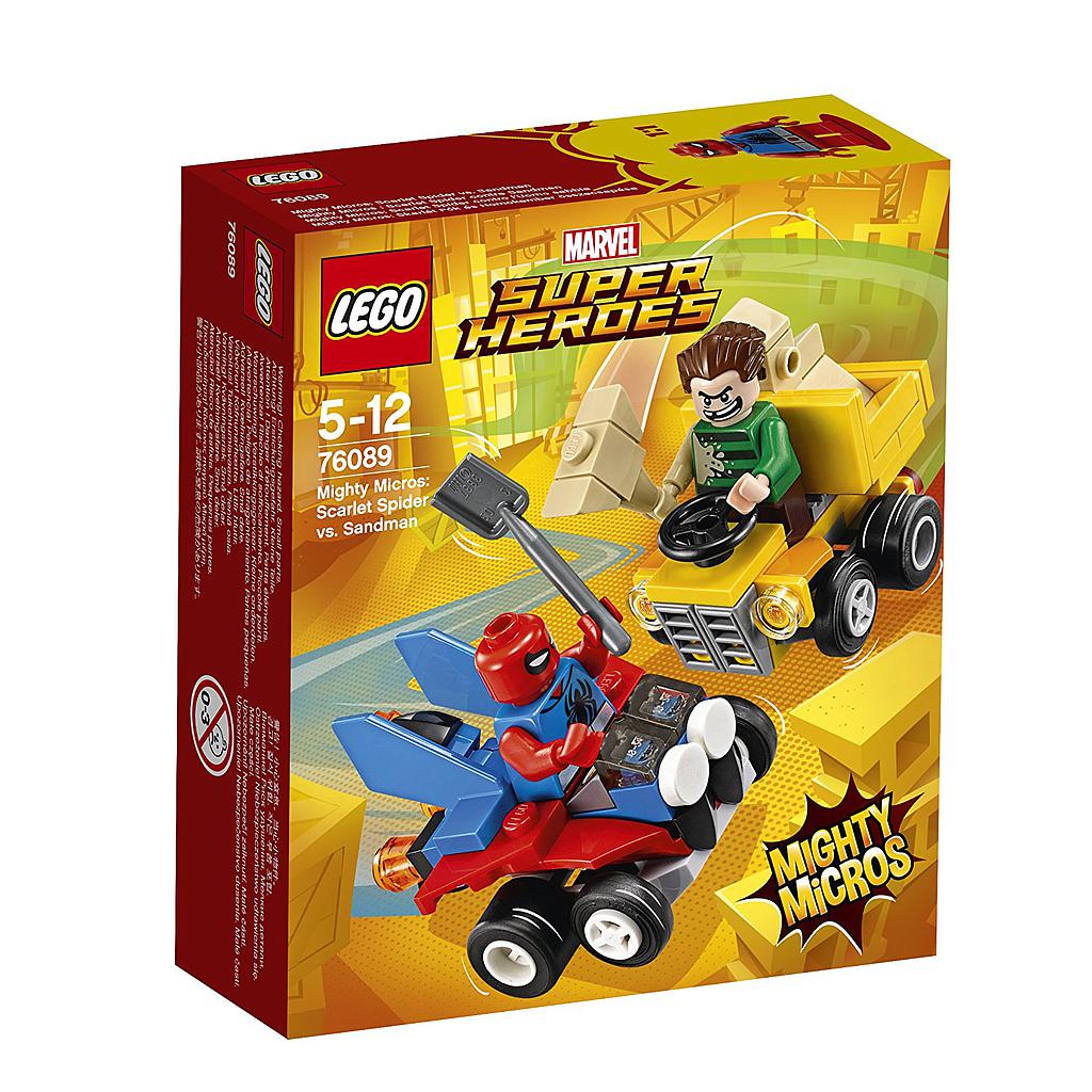 LEGO Super Heroes 76089 - Mighty Micros: Scarlet Spider contro l'Uomo sabbia