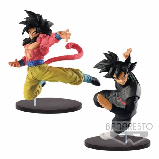 BANPRESTO - Dragon Ball Super Son Goku Fes Vol 6 Super Saiyan 4 Son Goku &amp; Goku Black 21 cm Figure Collection