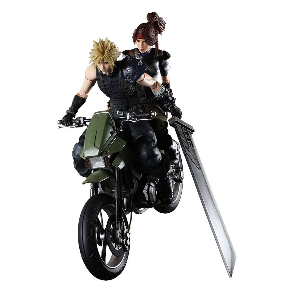 Final Fantasy 7 Advent Children - Jessie, Cloud & Bike (Play Arts Kai, 27 cm)