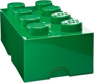 LEGO - Contenitore Brick 8 Verde