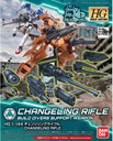 BANDAI Model Kit Gunpla Gundam HGBC Changeling Rifle 1/144
