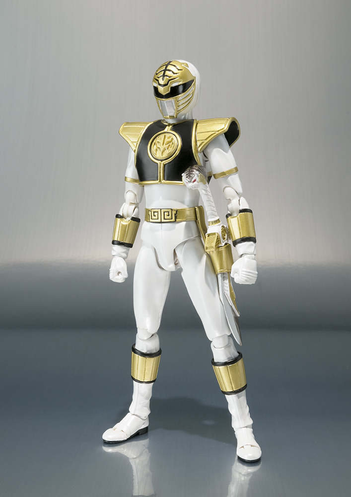 BANDAI - S.H.Figuarts - Mighty Morphin Power Rangers White Ranger 17 cm Action Figure