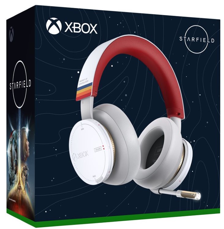 Cuffie Wireless Stereo Headset Xbox (Starfield Limited Ed, Xbox Series X/S, One, PC)