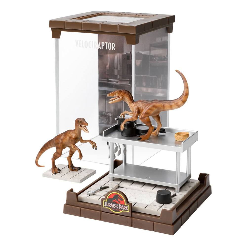 Jurassic Park -  Diorama Del Velociraptor (18 Cm)