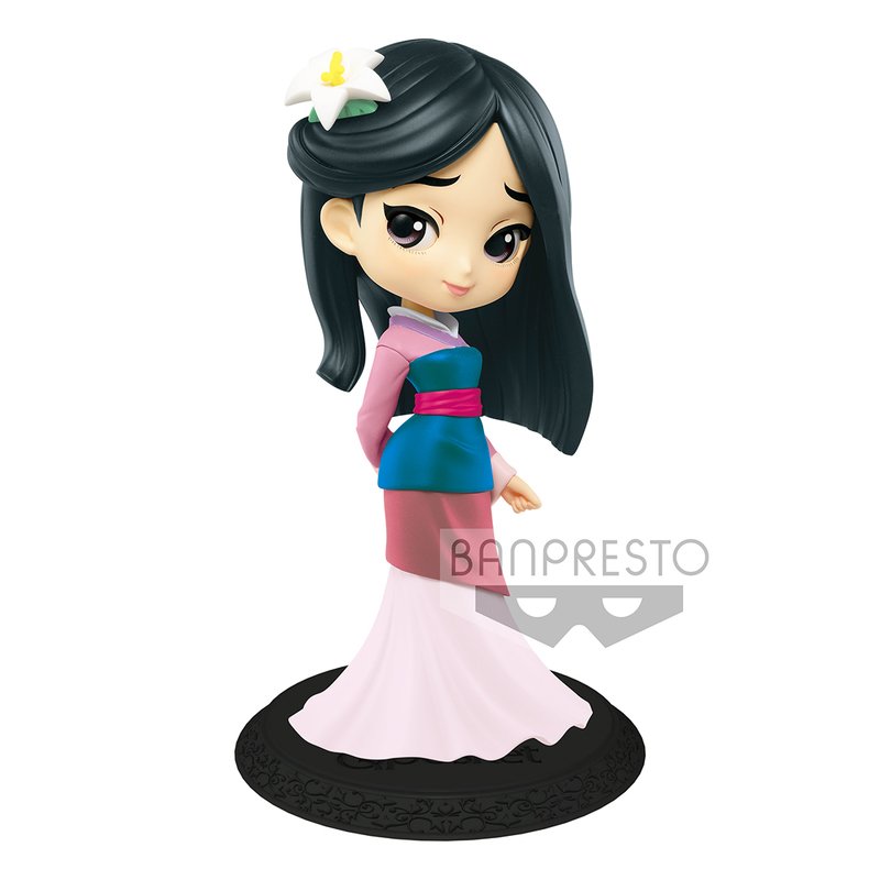 BANPRESTO - Q Posket Disney Characters Mulan B Pastel Color Version 14 cm Figure