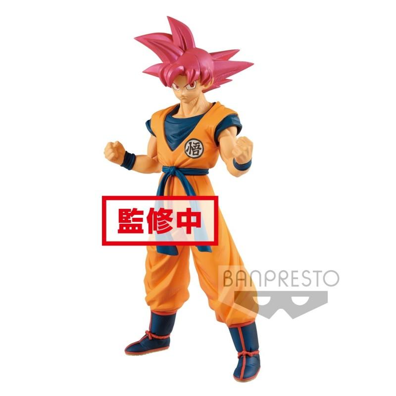 BANPRESTO - Dragon Ball Super Movie Cyokoku Buyuden Super Saiyan God Son Gokou 22 cm Figure