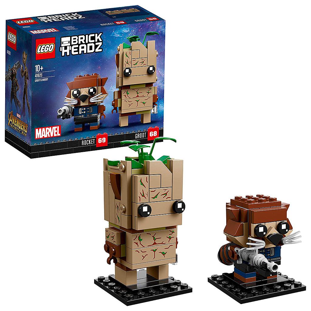 LEGO Brickheadz - 41626 - Groot e Rocket