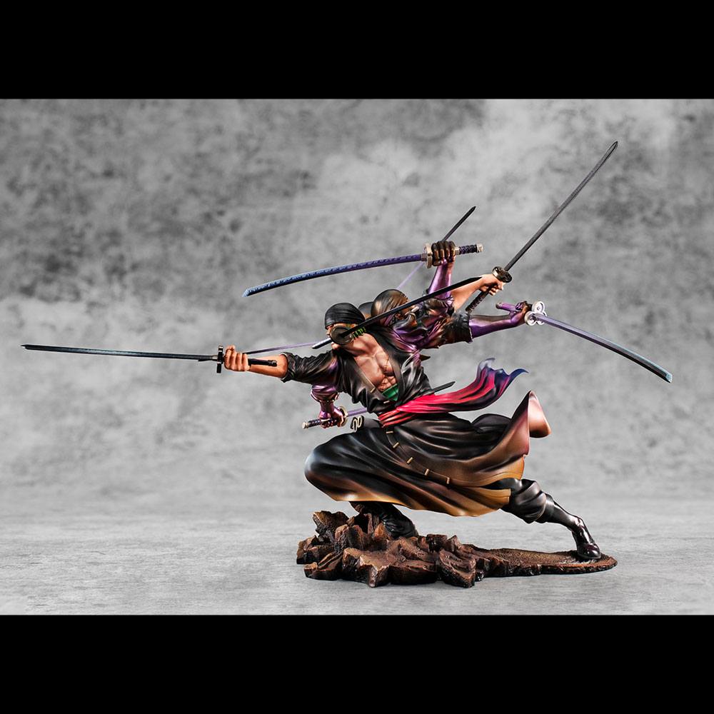 One Piece Statua Roronoa Zoro Version Demon Spirit Kyuutouryuu Asura Excellent Model PoP S