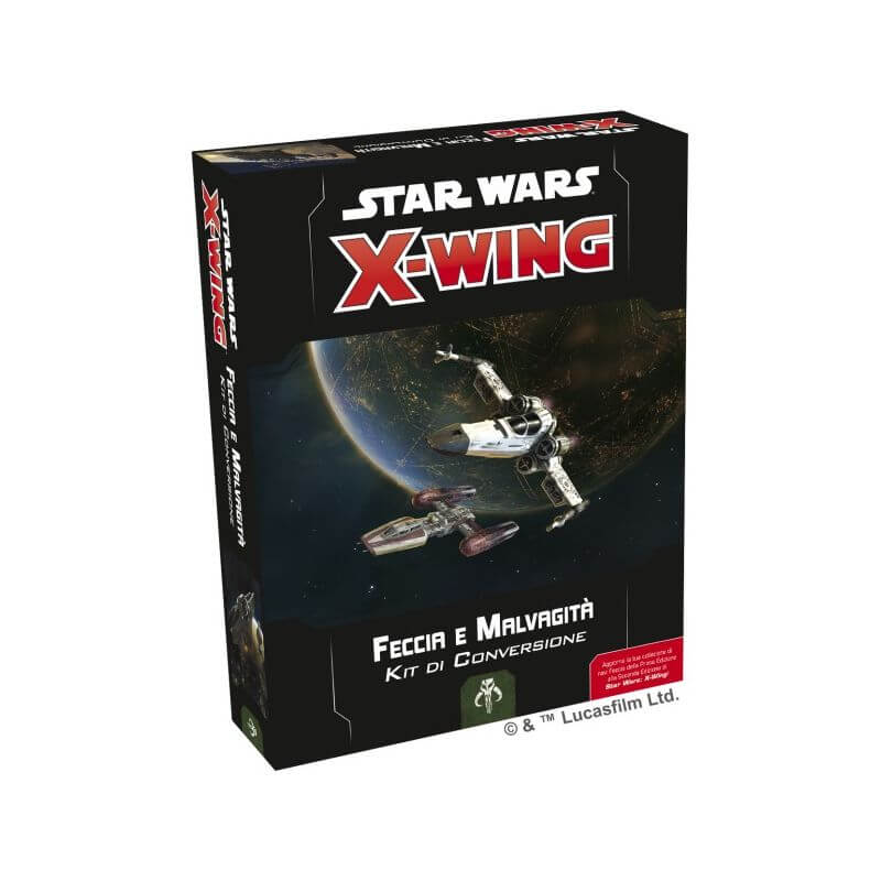 ASMODEE - Star Wars X-Wing Seconda Edizione Kit di Conversione Feccia e Malvagità Espansione