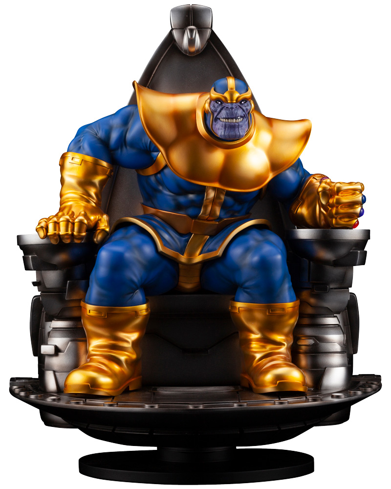 KOTOBUKIYA Thanos On Space Throne Marvel Comics Fine Art Statue 45 cm Statua