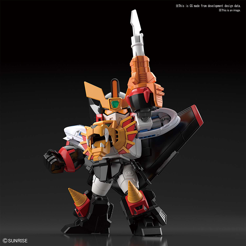 Bandai Model kit Gunpla Gundam SDCS Gaogaigar