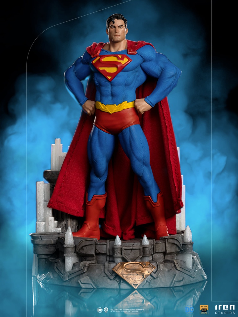 Superman Statua Unleashed (DLX 26 cm)