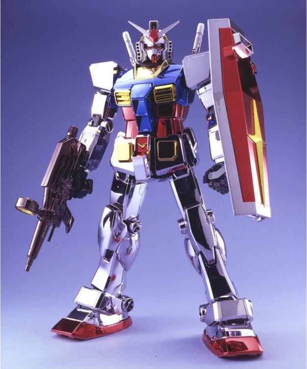 Bandai Model kit Gunpla Gundam PG Gundam RX-78-2 Chrome Plated 1/60
