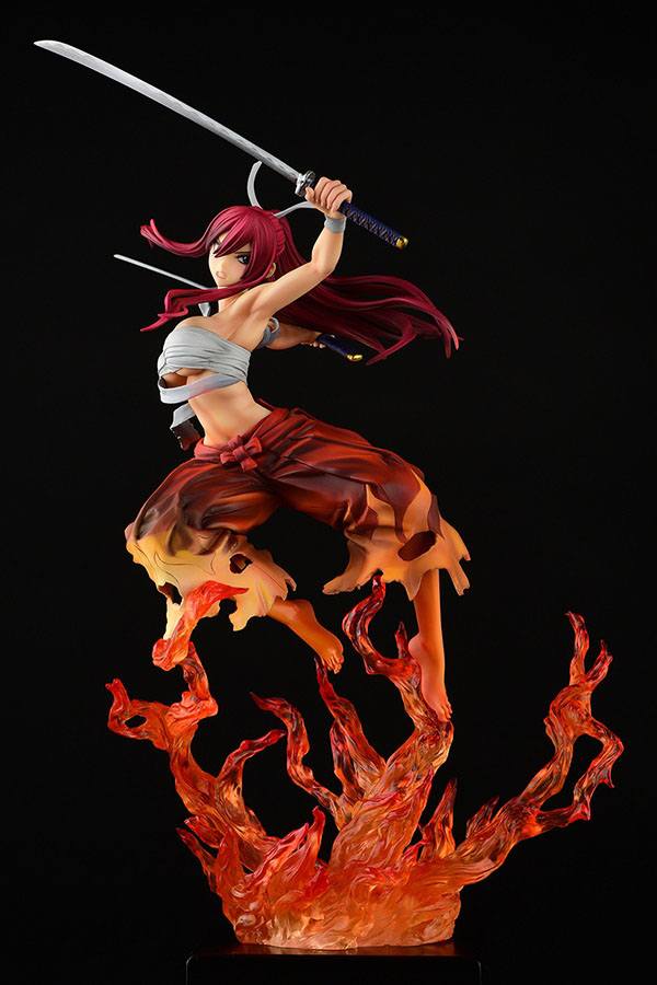 Fairy Tail Statua Erza Scarlet Samurai Version Kurenai 43 Cm ORCA TOYS