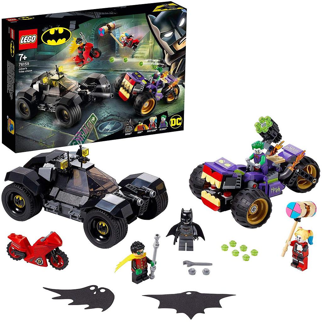 LEGO DC Batman Super Heroes All'inseguimento del tre-ruote di Joker 76159