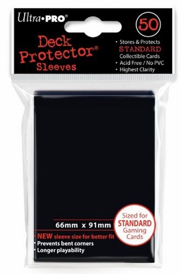 UltraPro - Proteggi Carte Standard Pacchetto 50 Bustine - Raven Black