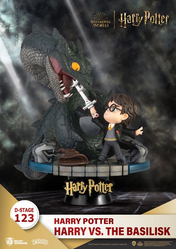 Harry Potter - Harry Potter Contro Il Basilisco (15 cm)