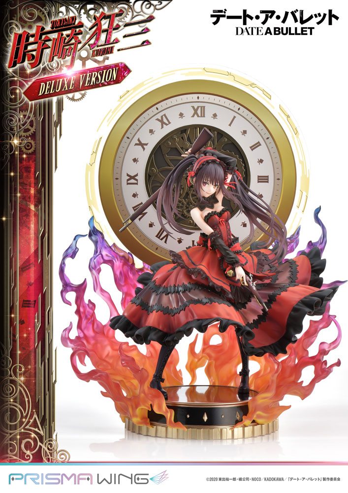 Date A Live Statua Kurumi Tokisaki Fragment Date A Bullet Prisma Wing Deluxe Edition 37 Cm