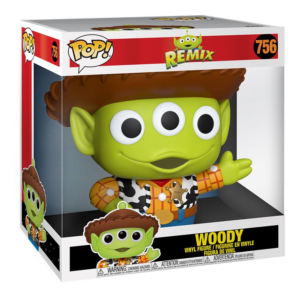 FUNKO POP Woody Disney Pixar Alien Remix POP 756 25 cm Over-Sized