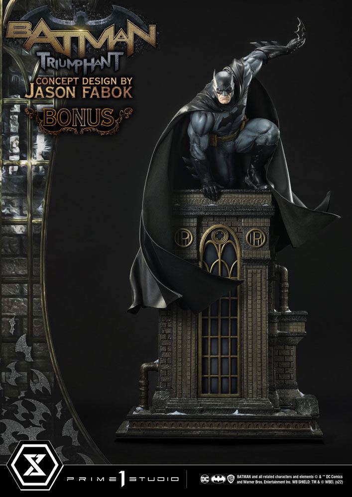 Batman Statua DC Comics Museum Masterline riumphant Concept Design By Jason Fabok Bonus Ve