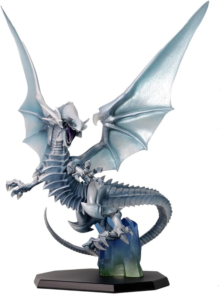 Yu-Gi-Oh! Statua Drago Bianco Occhi Blu Holographic Edition Duel Monsters Art Works Monste