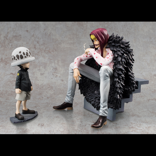 One Piece Statua Corazon & Law Limited Edition 17 & 12 Cm Megahouse