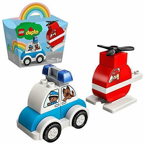 LEGO Elicottero antincendio e Auto della polizia Duplo 10957