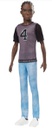 Mattel - Ken Fashionistas - Afro T-Shirt e Jeans