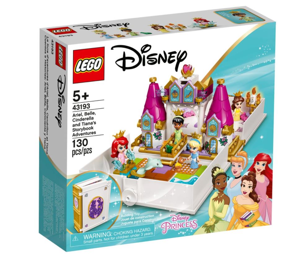LEGO L’avventura fiabesca di Ariel, Belle, Cenerentola e Tiana Disney Princess 43193