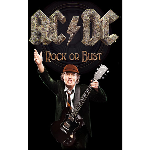  Ac/Dc Bandiera Rock Or Bust Angus Rock Off