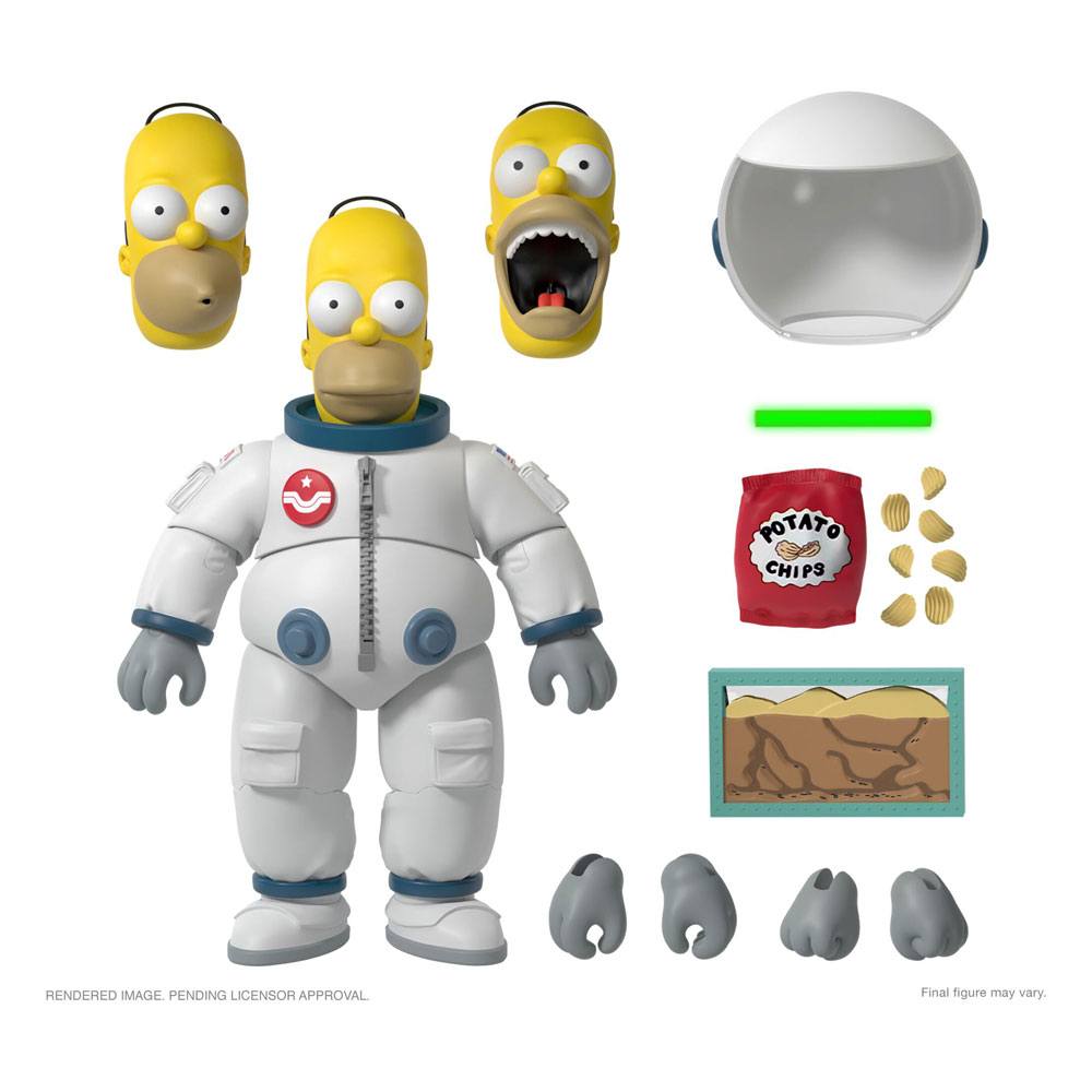 I Simpson Action Figure Deep Space Homer 18 Cm SUPER7