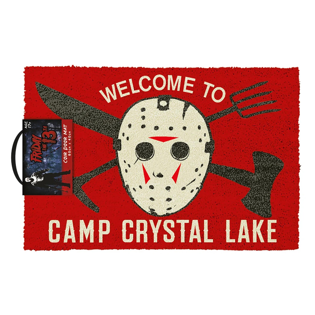Venerdì 13 Zerbino Welcome to Camp Crystal Lake 60x40 Cm PYRAMID