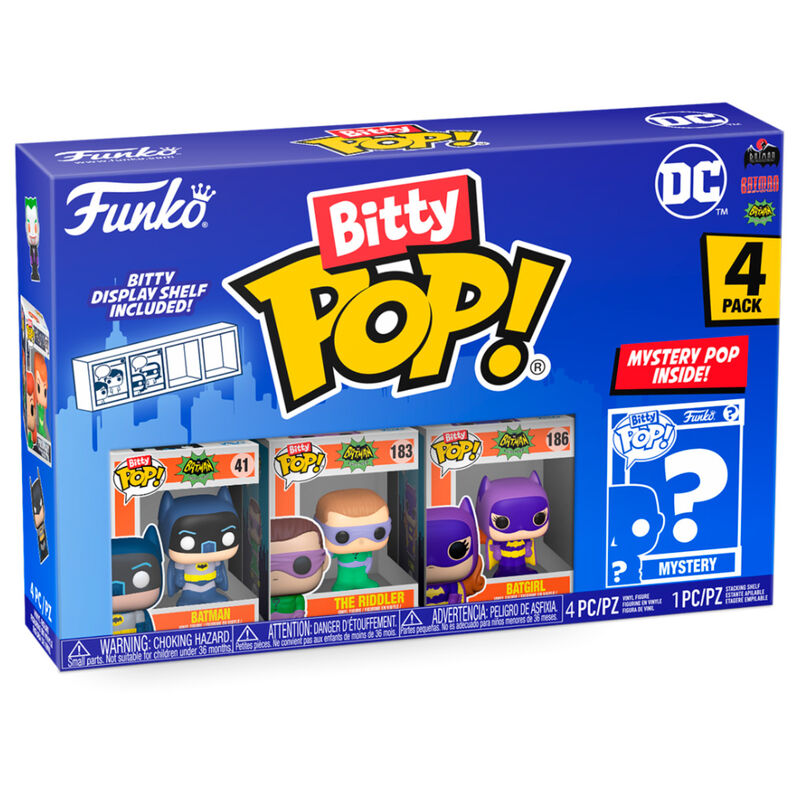 Bitty Pop! DC Comics - Batman Adam West (4 pack)