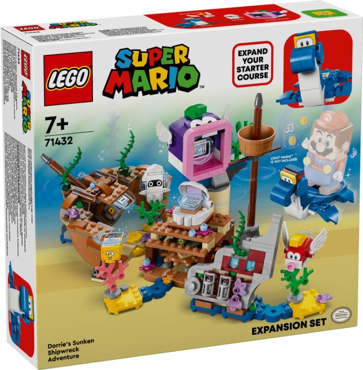 Lego Super Mario - Il Veliero Sommerso Di Dorrie (Pack Di Espansione) 71432