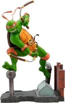 Teenage Mutant Ninja Turtles Statua Michelangelo Super Figure Collection 21 Cm Abystyle