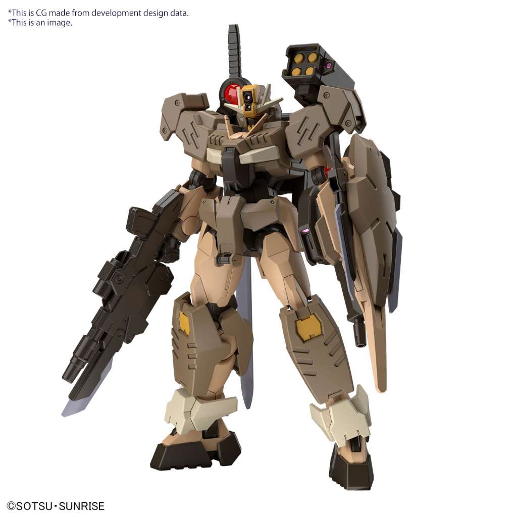 Model Kit Hg Gundam 00 Command Qant Desert Type 1/144 13 Cm Bandai