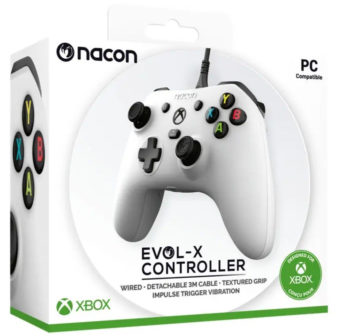 Nacon Pro Controller Evolve-X (Bianco, Series X/S, One , PC)