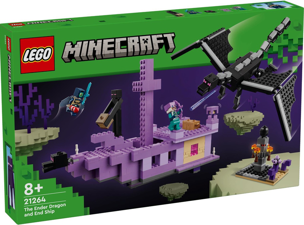 Lego Minecraft - L'Enderdrago E La Nave Dell'End