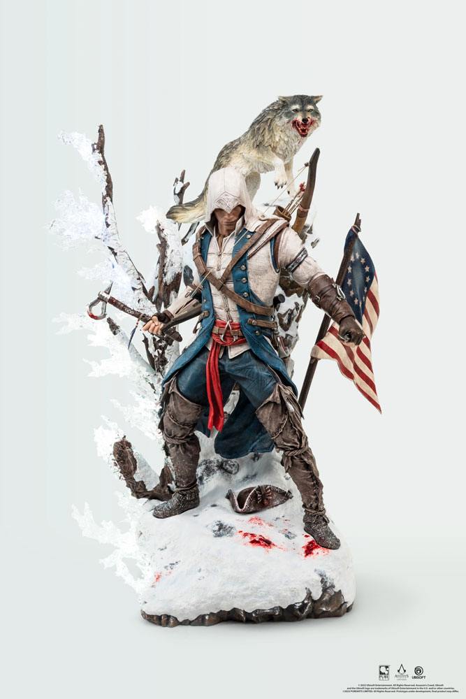 Assassins Creed Statua Connor Animus 65 Cm PURE ARTS